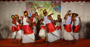 Parichakali a traditional martial dance of Kerala.